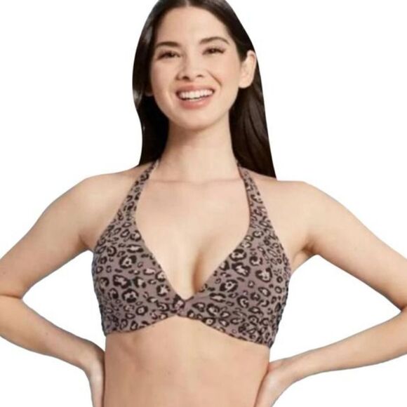 NWT S&S Halter Swim Bra 32C - Picture 1 of 6